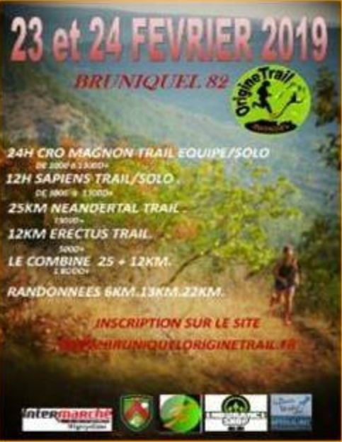 Bruniquel Origine trail – 2019