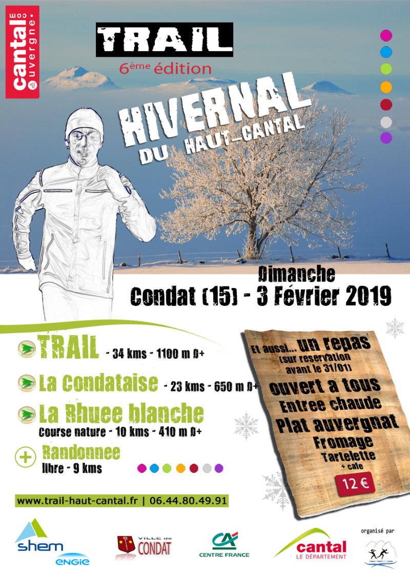 Trail Hivernal du Haut Cantal – 2019