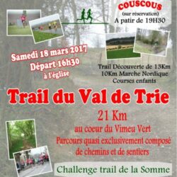 Trail du val de trie