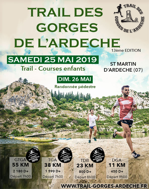 Trail des Gorges de l Ardèche – 2019