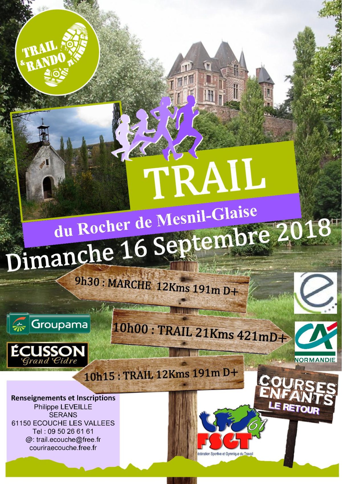 Trail du Rocher de Mesnil Glaise – 2019