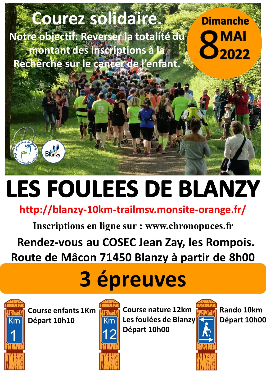 Trail la Blanzynoise 2024 – Infos, Inscriptions, Résultats, Trace