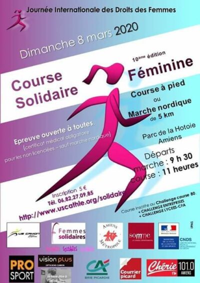 Course solidaire féminine d'Amiens