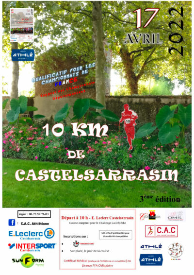 10 km de Castelsarrasin