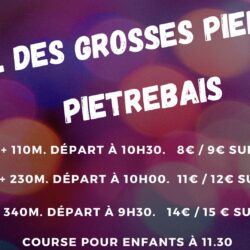 Trail des grosses pierres