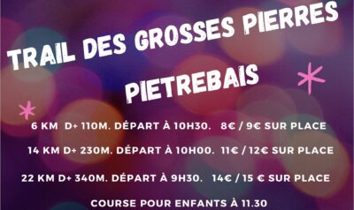 Trail des grosses pierres