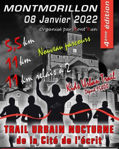 Trail urbain nocturne de la cité de l'Ecrit