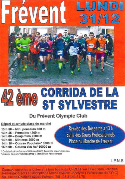 Corrida de la st Sylvestre - Frévent