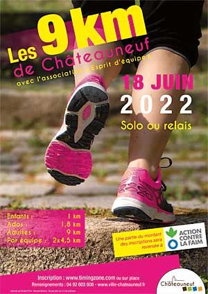 9kms de Chateauneuf de Grasse