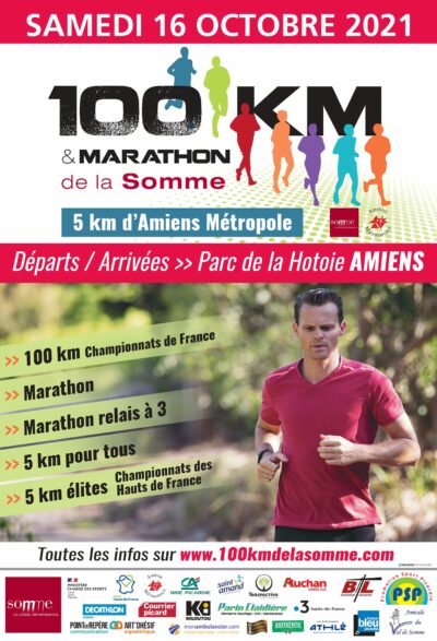 100 km, marathon et 5km de la somme