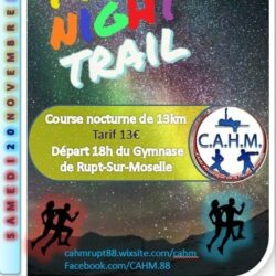 Fluo night trail