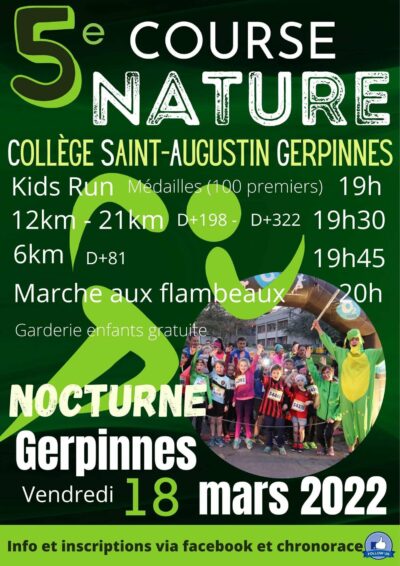 Course nature collège St Augustin