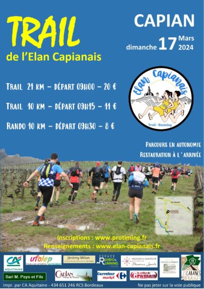 Trail de l’Elan Capianais