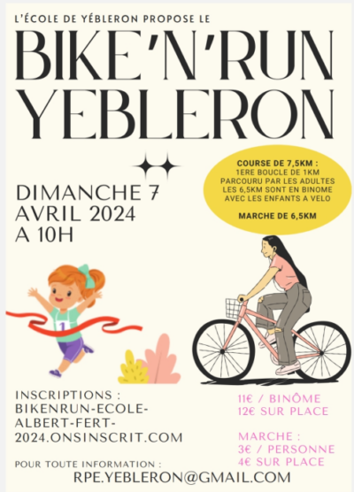 Bike and run de Yébleron